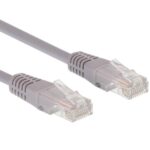 Cable de red 15 metros cat 5e RJ45 Lan Gris